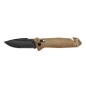 Couteau de poche Cac serration PA6 Vengeur Edition tan