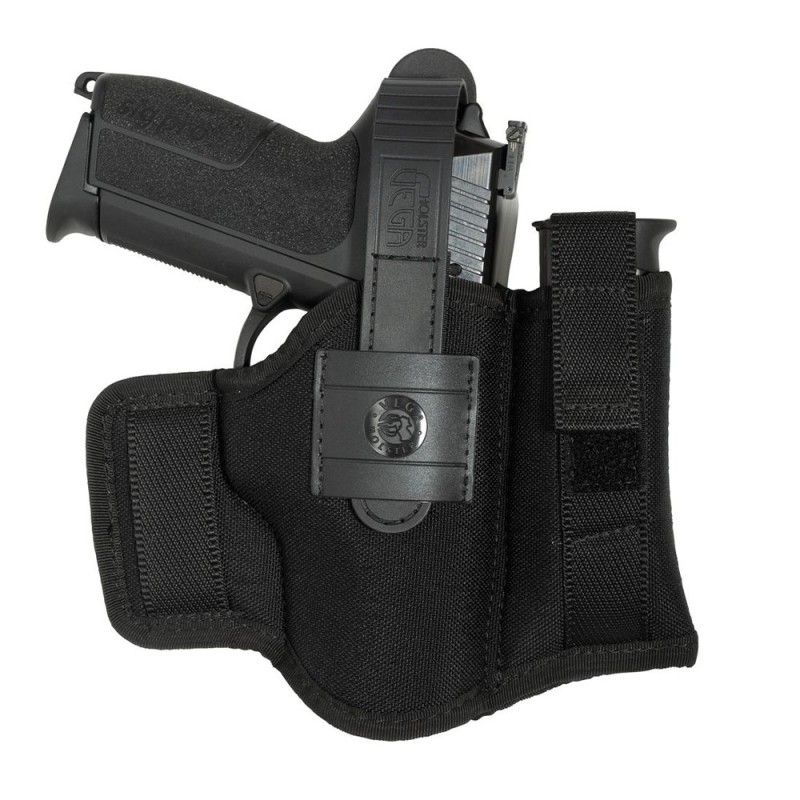 Holster ambidextre Cordura FB265 noir avec porte-chargeur 