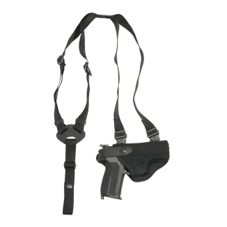 Holster d'épaule droitier Cordura FO203 noir pour SIG SAUER/BERETTA8000/TANFOGLIO 