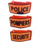 Brassard brodé Police, Pompier et Sécurité