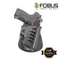 Holster rigide polymere Beretta 92FS Pamas retention passive vis ajus