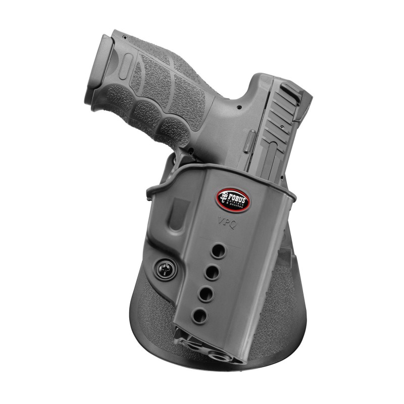 Holster rigide polymere a retention passive avec vis d'ajustement 