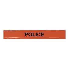 Brassard Roll Strap fluorescent et rétro-réfléchissant Police 