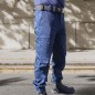 PANTALON INTERVENTION MAT BLEU POLICE MUNICIPALE