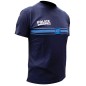 TEE SHIRT POLICE MUNICIPALE BLEU MARINE COOLDRY MAILLE PIQUEE