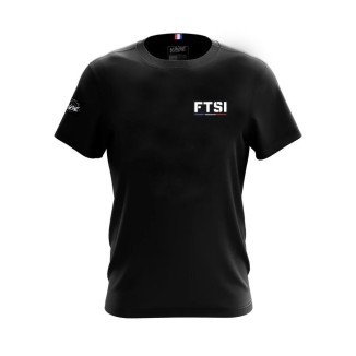 T-Shirt noir imprimé FTSI 