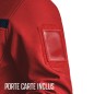 Veste Softshell SÉCU-ONE Sécurité Incendie rouge