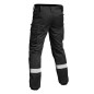 Pantalon V2 SÉCU-ONE bas élastiqué HV-TAPE noir