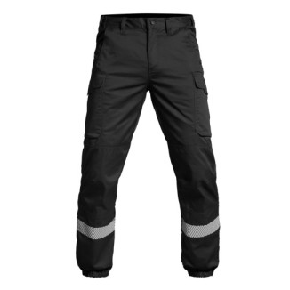 Pantalon SÉCU-ONE bas élastiqué HV-TAPE noir