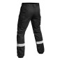 Pantalon SÉCU-ONE bas élastiqué HV-TAPE noir