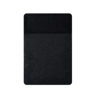 Porte n° d'identification + logo velcro poitrine SÉCU-ONE noir