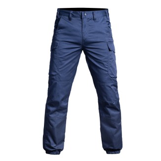 Pantalon SÉCU-ONE bas élastiqué bleu marine