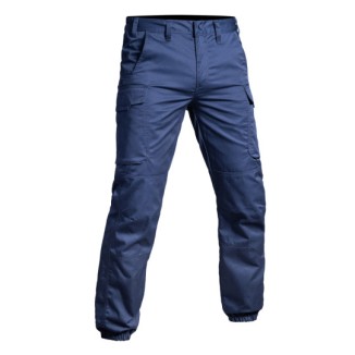 Pantalon SÉCU-ONE bas élastiqué bleu marine