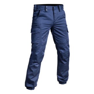 Pantalon V2 SÉCU-ONE bas élastiqué bleu marine