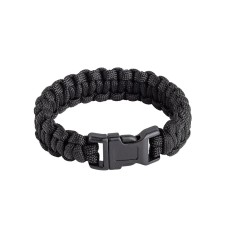 Bracelet de survie paracorde noir  Couleur:Noir