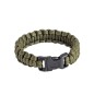 Bracelet de survie paracorde vert olive