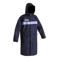 Parka de pluie membranée Police Municipale P.M. ONE  Couleur:Bleu Marine