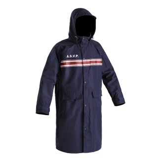 Parka de pluie membranée A.S.V.P. P.M. ONE  Couleur:Bleu Marine