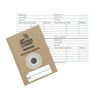 Carnet de bord tout-temps spécial tireur 105 x 148 mm tan 