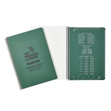 Carnet tout-temps 100 pages 148 x 210 mm vert olive 