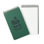 Carnet tout-temps 100 pages 76 x 130 mm vert olive